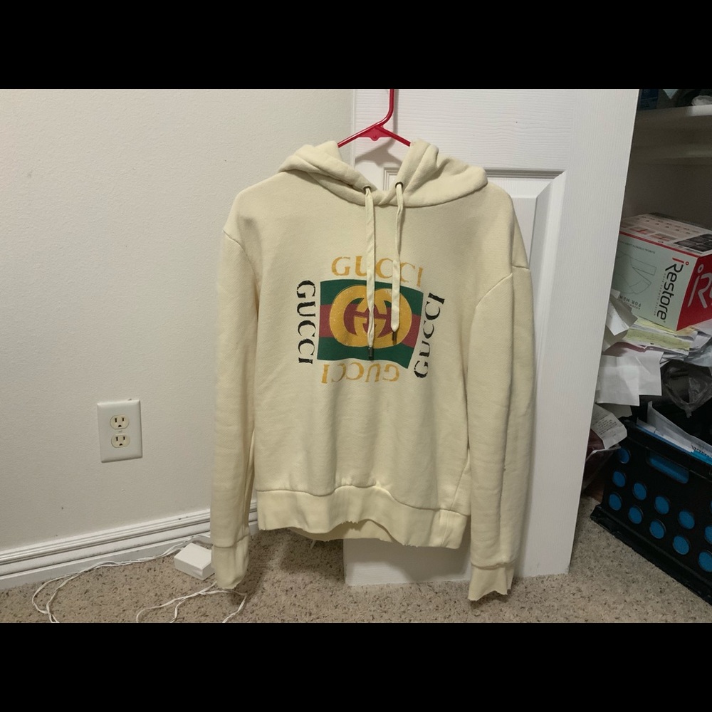 Oversize sweatshirt with Gucci logo
